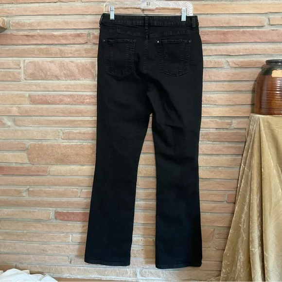 Jennifer Lopez Black Bootcut Jeans 10 Long - Picture 3 of 6